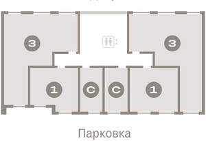 1-к квартира, вторичка, 39м2, 5/9 этаж