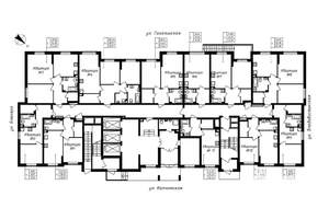 2-к квартира, строящийся дом, 55м2, 1/25 этаж