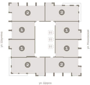 2-к квартира, вторичка, 79м2, 21/24 этаж