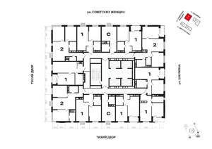 1-к квартира, вторичка, 37м2, 22/30 этаж