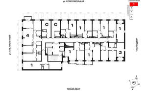 Студия квартира, вторичка, 22м2, 6/25 этаж