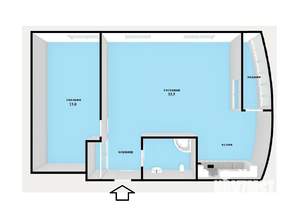 2-к квартира, вторичка, 50м2, 3/16 этаж