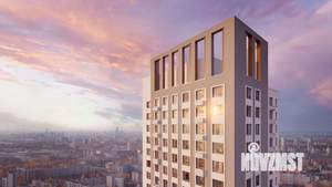 3-к квартира, строящийся дом, 85м2, 17/25 этаж