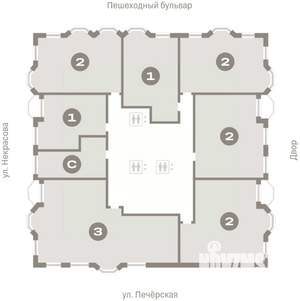 2-к квартира, вторичка, 83м2, 4/24 этаж