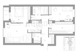 3-к квартира, вторичка, 99м2, 4/17 этаж