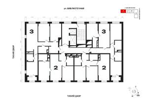 2-к квартира, вторичка, 61м2, 5/25 этаж