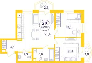 Фото квартиры на продажу (1)