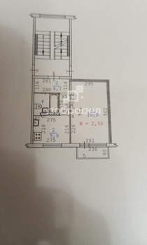 1-к квартира, вторичка, 29м2, 3/5 этаж