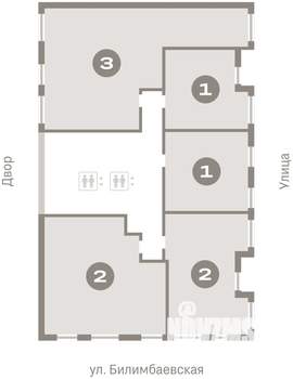 2-к квартира, вторичка, 84м2, 6/16 этаж