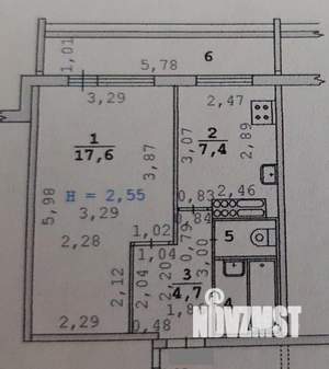 1-к квартира, вторичка, 33м2, 3/10 этаж