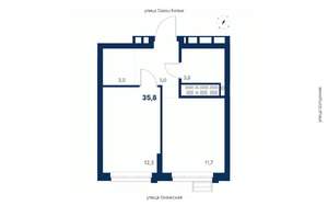 1-к квартира, вторичка, 36м2, 32/32 этаж